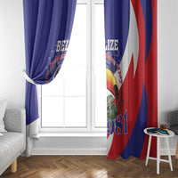 Belize Independence Day 1981 Window Curtain Bileez Keel Billed Toucan - Wonder Print Shop