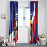 Belize Independence Day 1981 Window Curtain Bileez Keel Billed Toucan - Wonder Print Shop