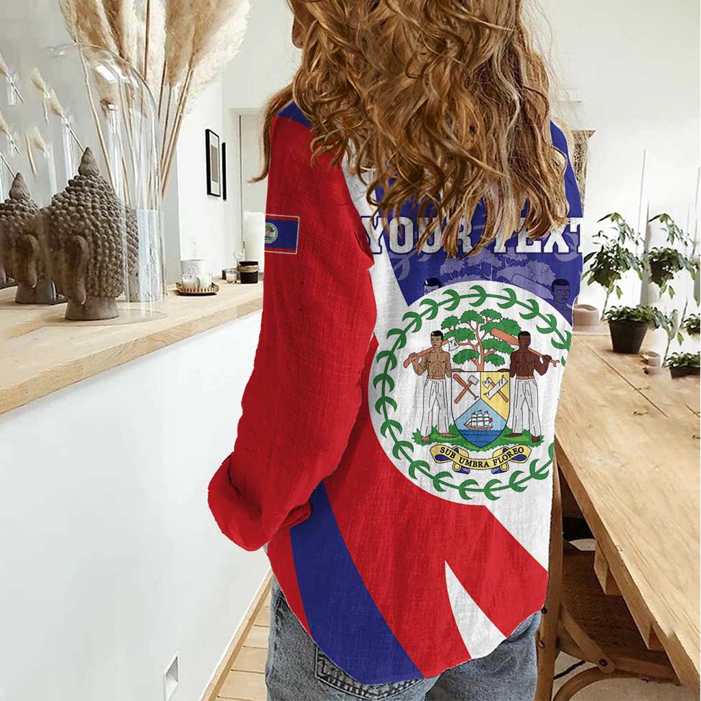 Belize Independence Day 1981 Women Casual Shirt Bileez Keel Billed Toucan - Wonder Print Shop