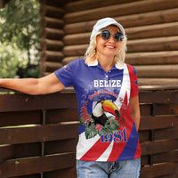 Belize Independence Day 1981 Women Polo Shirt Bileez Keel Billed Toucan - Wonder Print Shop