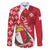 Malta Family Matching Puletasi and Hawaiian Shirt Virtute et constantia Maltese Cross Pattern - Wonder Print Shop
