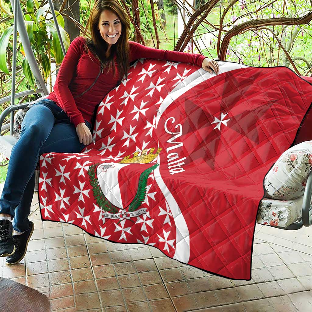 Malta Quilt Virtute et constantia Maltese Cross Pattern - Wonder Print Shop