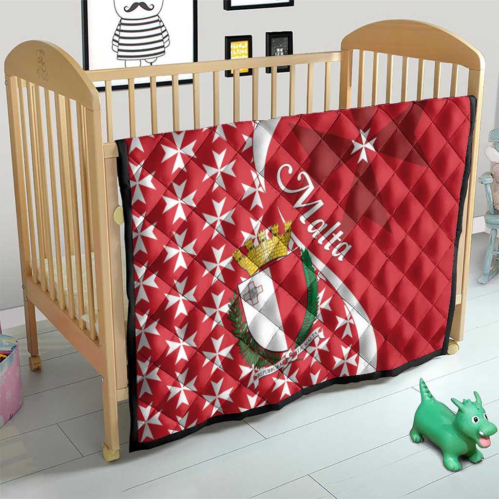 Malta Quilt Virtute et constantia Maltese Cross Pattern - Wonder Print Shop