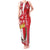 Malta Tank Maxi Dress Virtute et constantia Maltese Cross Pattern - Wonder Print Shop