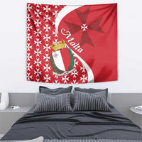 Malta Tapestry Virtute et constantia Maltese Cross Pattern - Wonder Print Shop