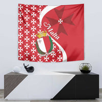 Malta Tapestry Virtute et constantia Maltese Cross Pattern - Wonder Print Shop
