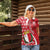 Malta Women Polo Shirt Virtute et constantia Maltese Cross Pattern - Wonder Print Shop