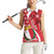 Malta Women Sleeveless Polo Shirt Virtute et constantia Maltese Cross Pattern - Wonder Print Shop