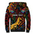 South African Heritage Day Sherpa Hoodie Springbok African Pattern - Wonder Print Shop