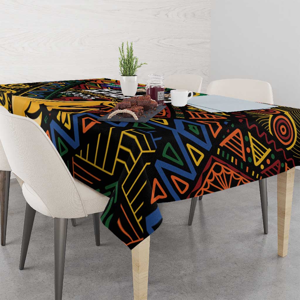 South African Heritage Day Tablecloth Springbok African Pattern - Wonder Print Shop