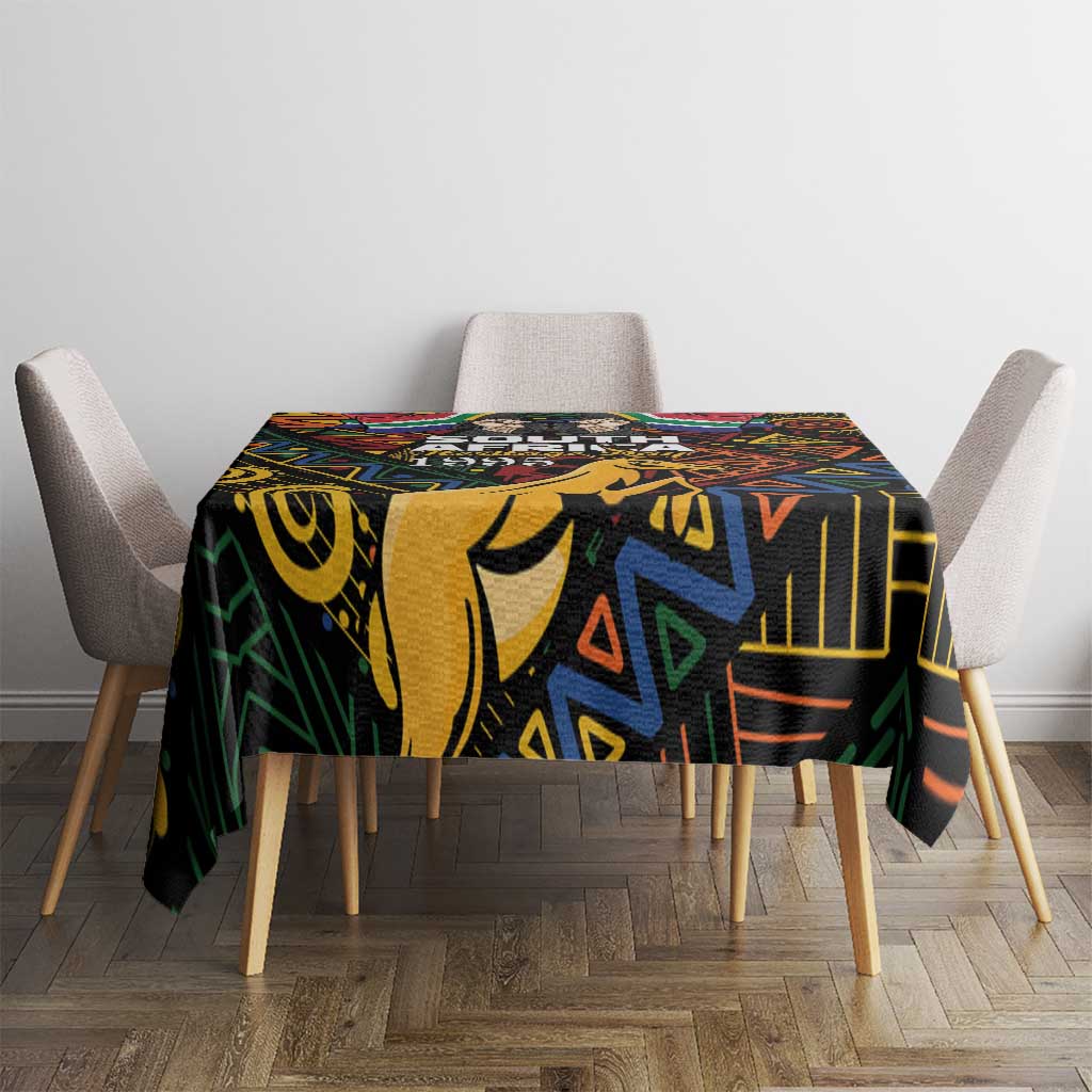 South African Heritage Day Tablecloth Springbok African Pattern - Wonder Print Shop