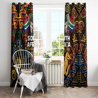 South African Heritage Day Window Curtain Springbok African Pattern - Wonder Print Shop