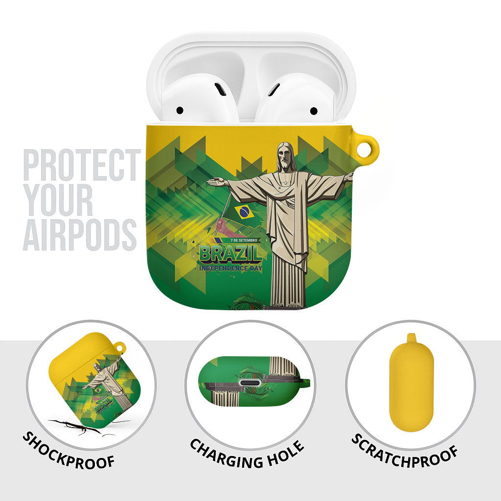Brazil Christ The Redeemer AirPods Case Sete de Setembro