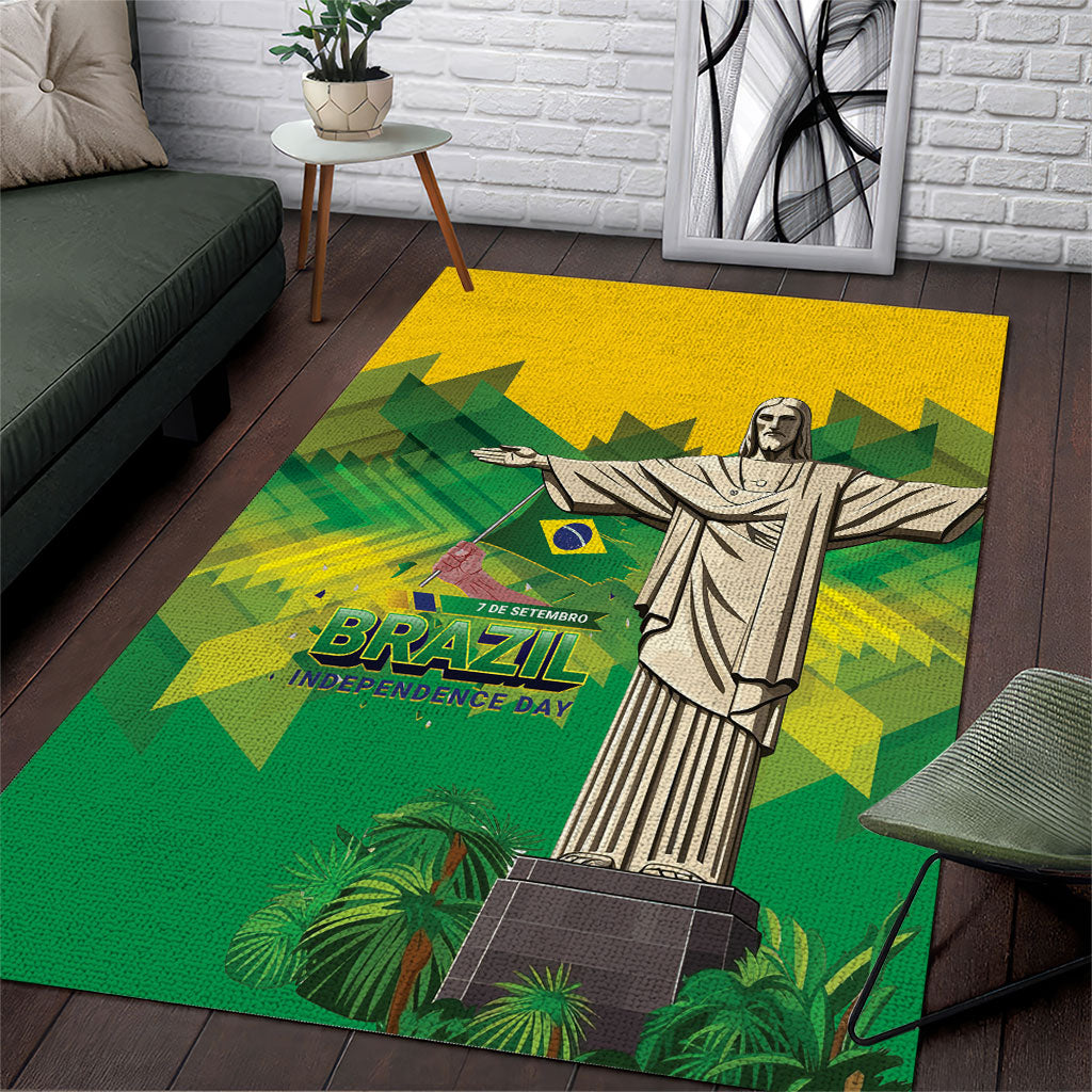 Brazil Christ The Redeemer Area Rug Sete de Setembro