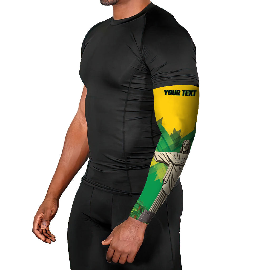 Personalized Brazil Christ The Redeemer Arm Sleeves Sete de Setembro
