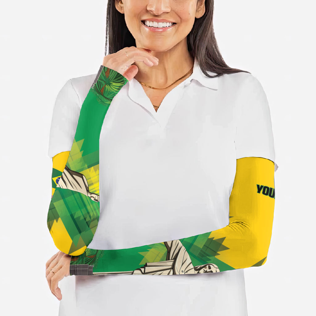 Personalized Brazil Christ The Redeemer Arm Sleeves Sete de Setembro