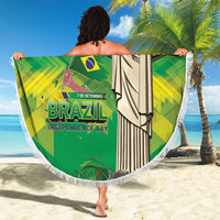Brazil Christ The Redeemer Beach Blanket Sete de Setembro