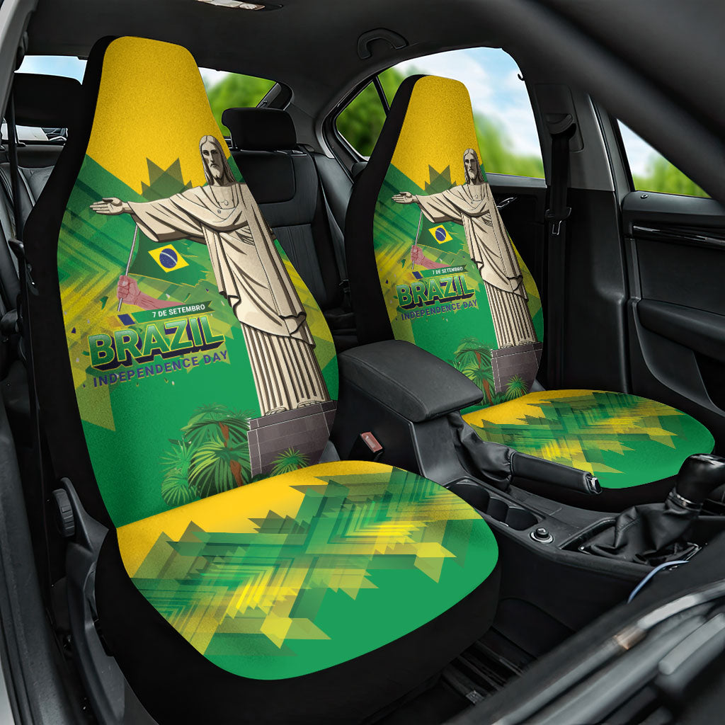 Brazil Christ The Redeemer Car Seat Cover Sete de Setembro