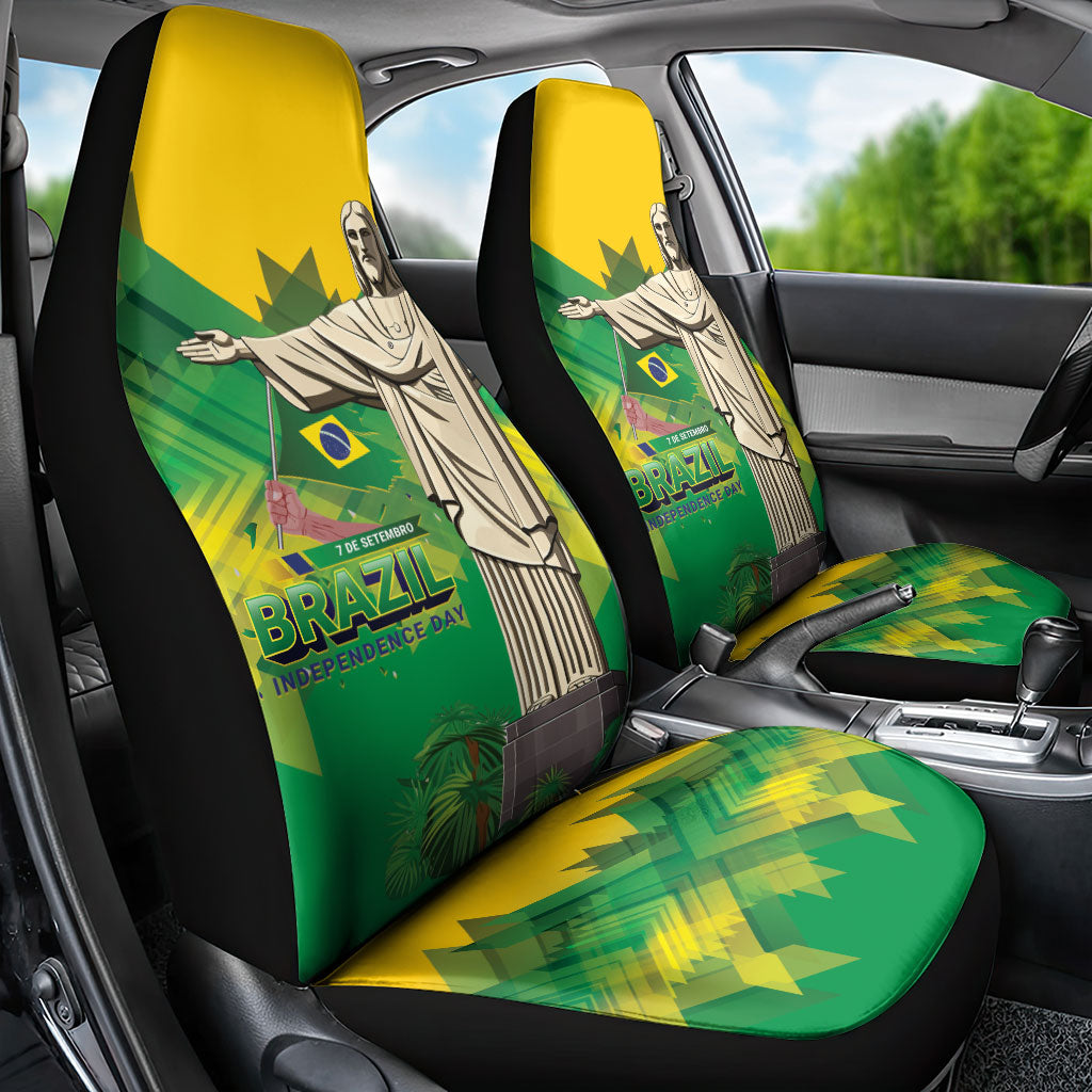 Brazil Christ The Redeemer Car Seat Cover Sete de Setembro