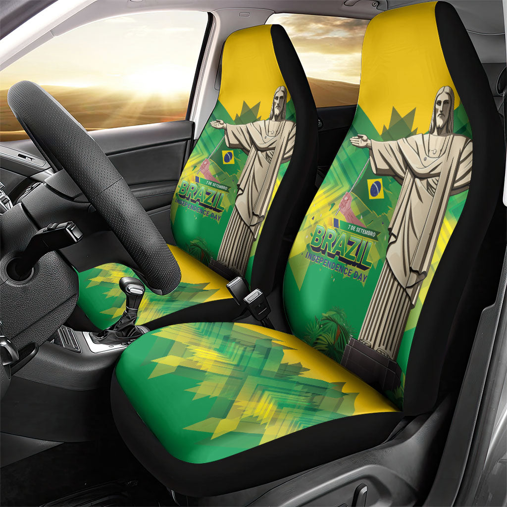 Brazil Christ The Redeemer Car Seat Cover Sete de Setembro