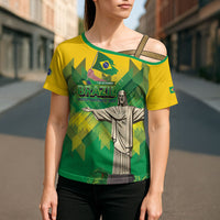 Personalized Brazil Christ The Redeemer Cross Shoulder Shirt Sete de Setembro