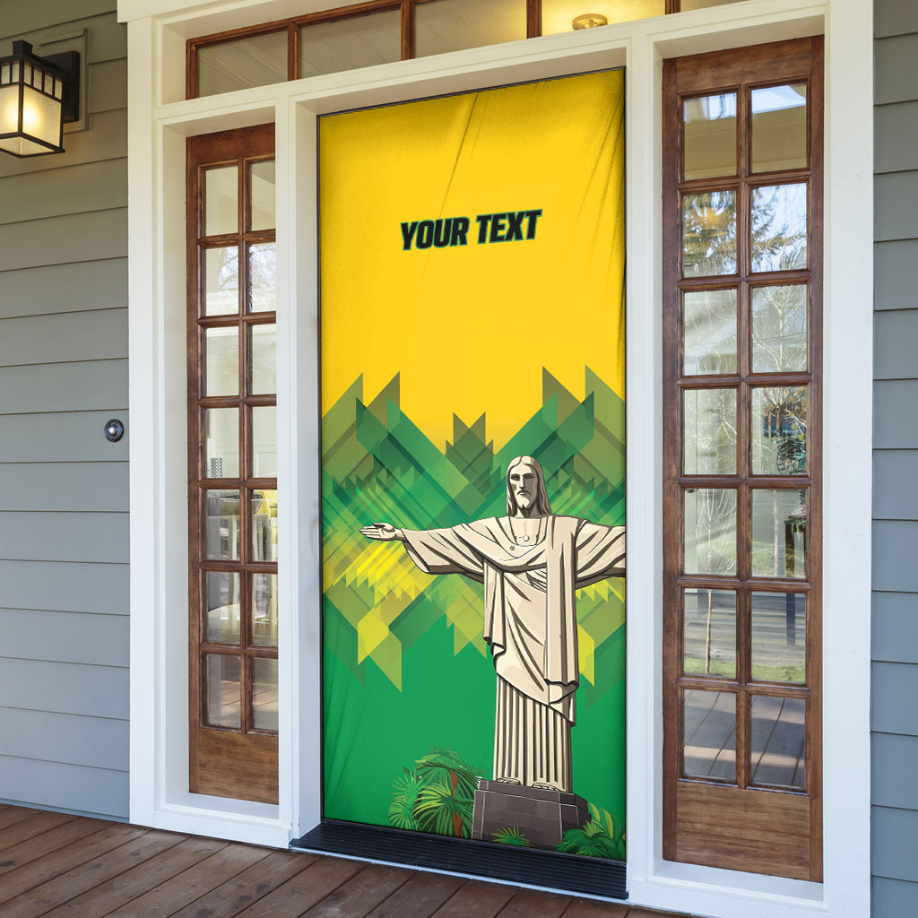 Personalized Brazil Christ The Redeemer Door Cover Sete de Setembro