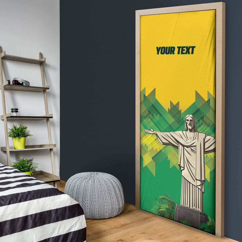 Personalized Brazil Christ The Redeemer Door Cover Sete de Setembro