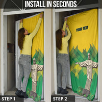 Personalized Brazil Christ The Redeemer Door Cover Sete de Setembro