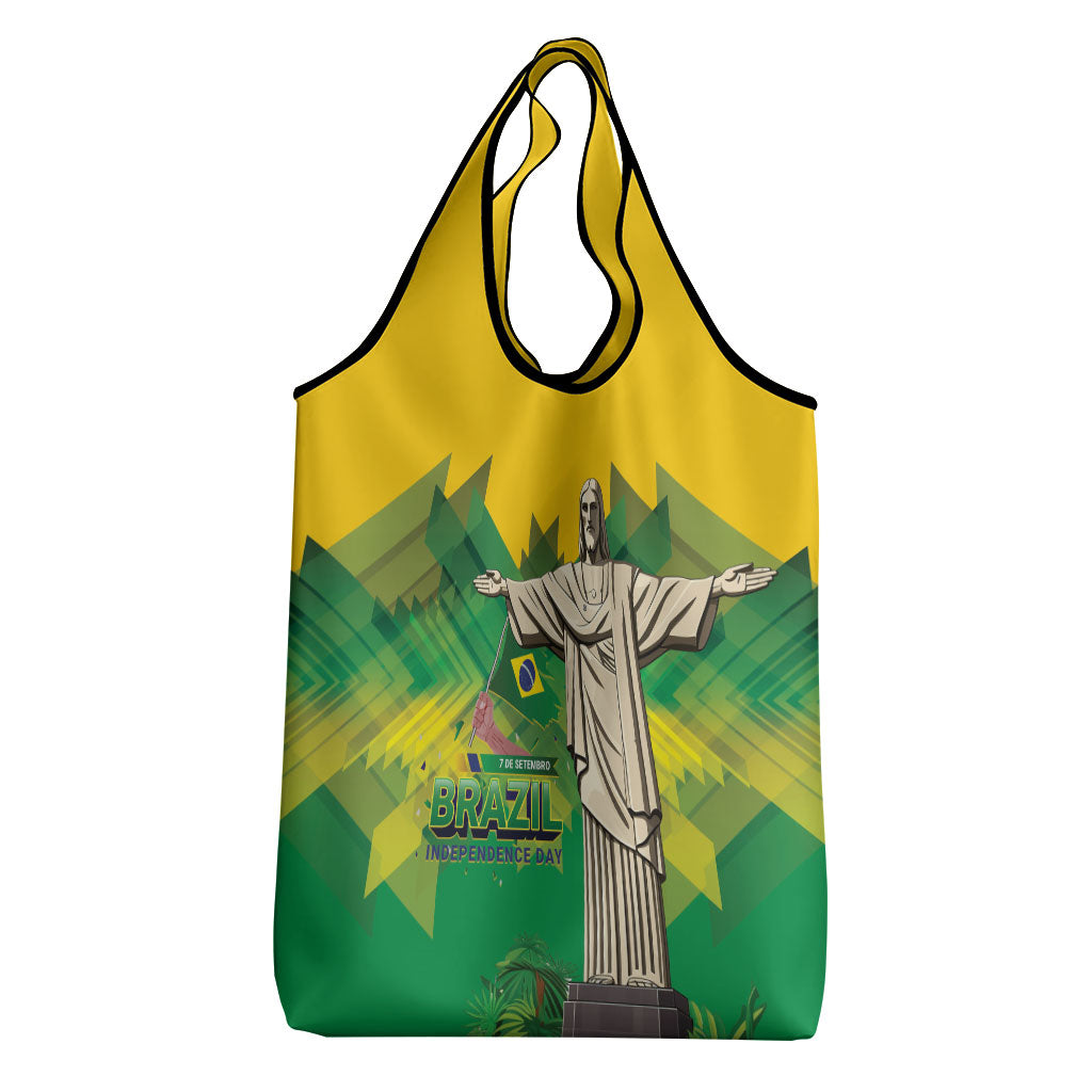 Brazil Christ The Redeemer Grocery Bag Sete de Setembro
