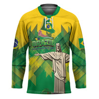Personalized Brazil Christ The Redeemer Hockey Jersey Sete de Setembro