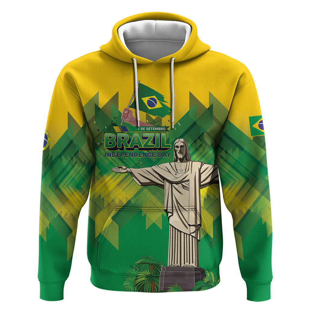 Personalized Brazil Christ The Redeemer Hoodie Sete de Setembro