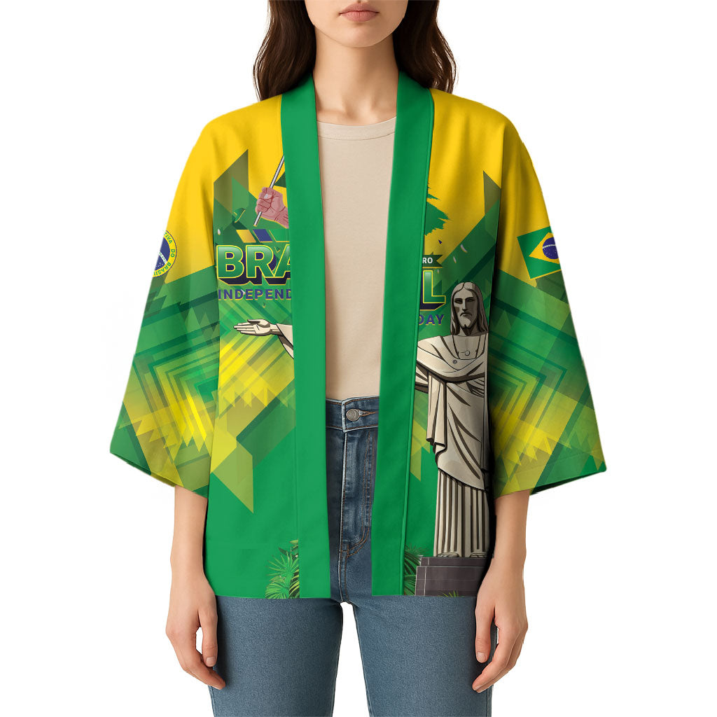 Personalized Brazil Christ The Redeemer Kimono Sete de Setembro