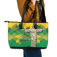 Brazil Christ The Redeemer Leather Tote Bag Sete de Setembro