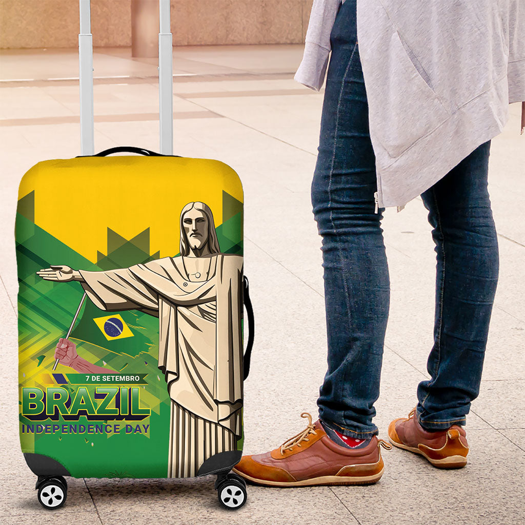 Brazil Christ The Redeemer Luggage Cover Sete de Setembro