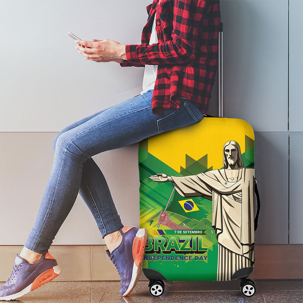 Brazil Christ The Redeemer Luggage Cover Sete de Setembro