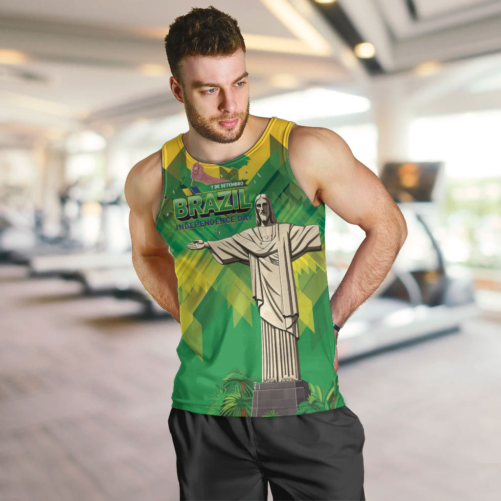Personalized Brazil Christ The Redeemer Men Tank Top Sete de Setembro