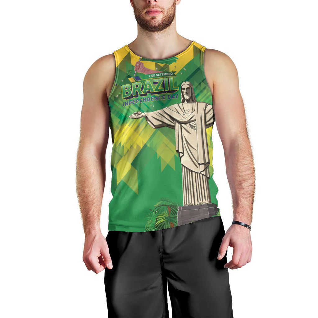 Personalized Brazil Christ The Redeemer Men Tank Top Sete de Setembro