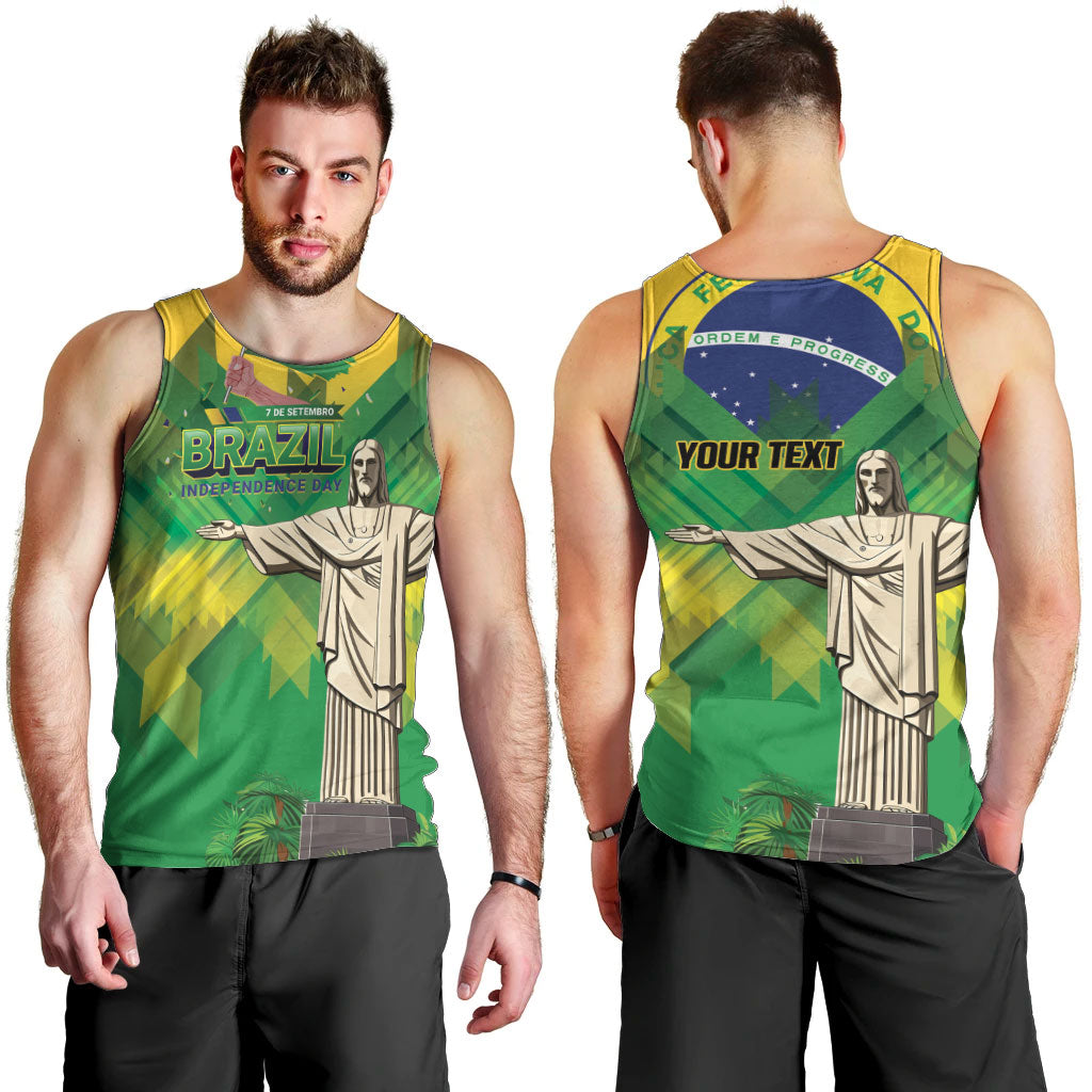 Personalized Brazil Christ The Redeemer Men Tank Top Sete de Setembro