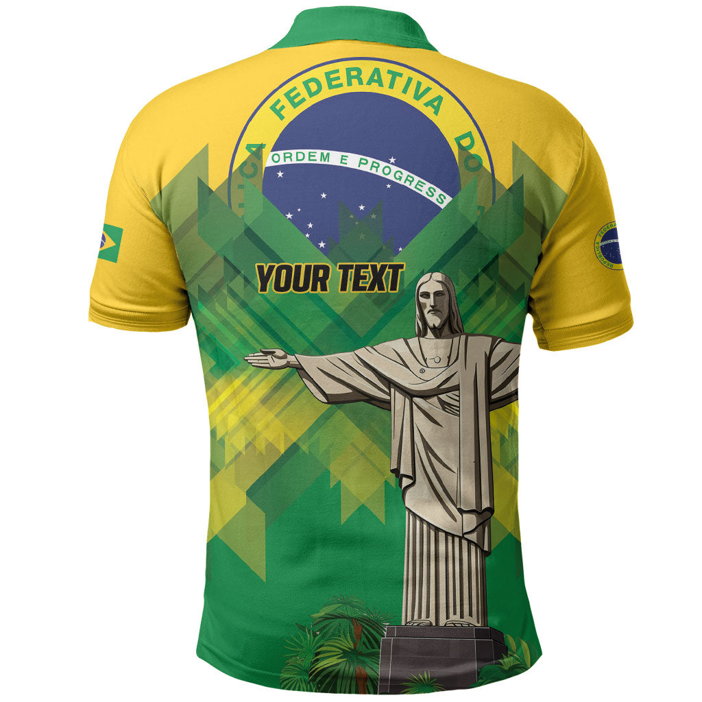 Personalized Brazil Christ The Redeemer Polo Shirt Sete de Setembro