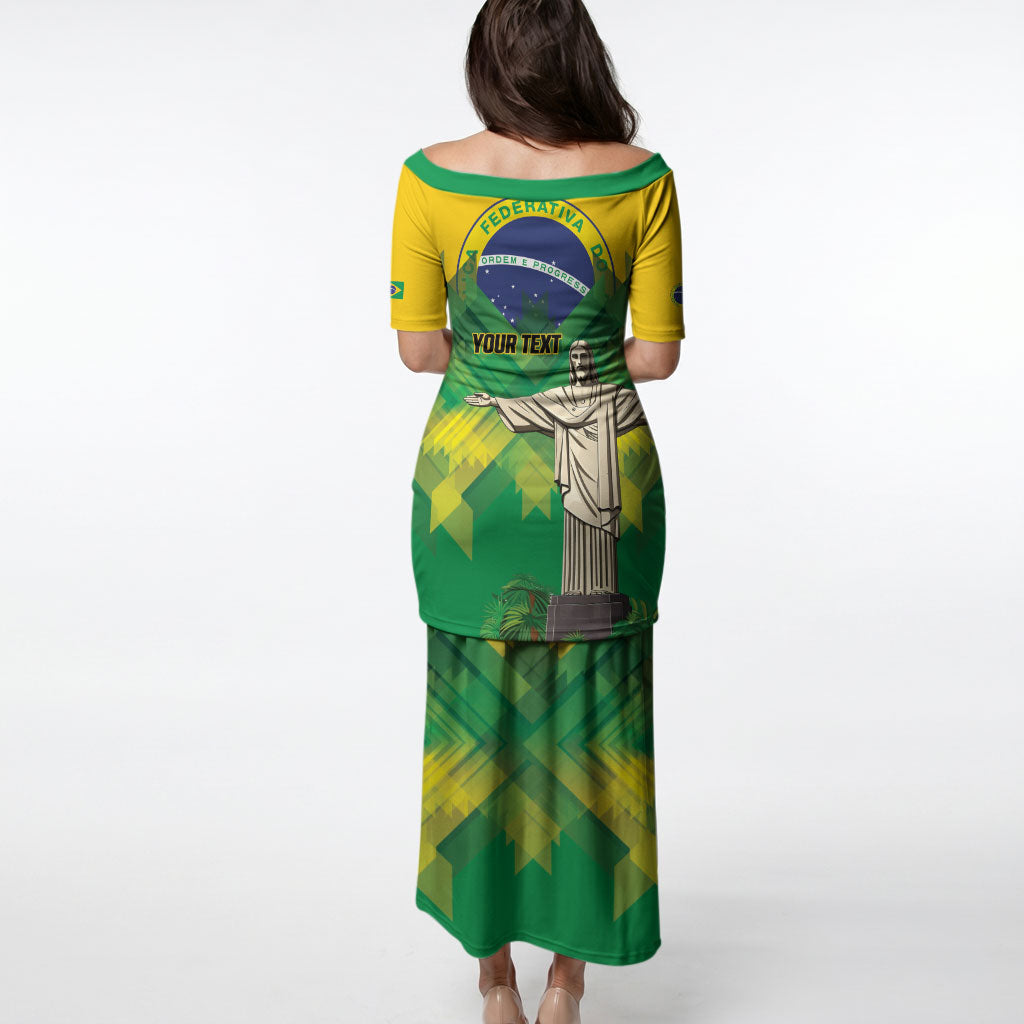 Personalized Brazil Christ The Redeemer Puletasi Sete de Setembro