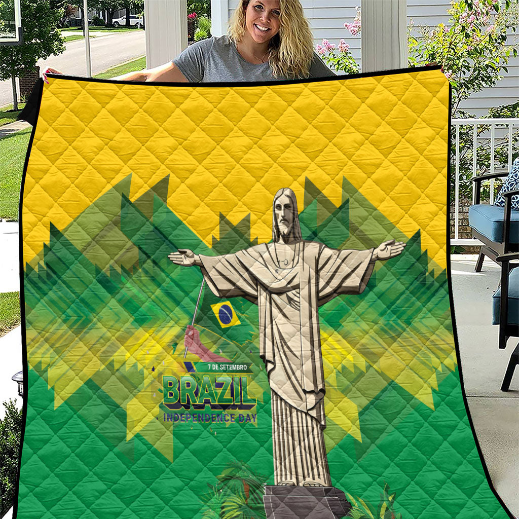 Brazil Christ The Redeemer Quilt Sete de Setembro