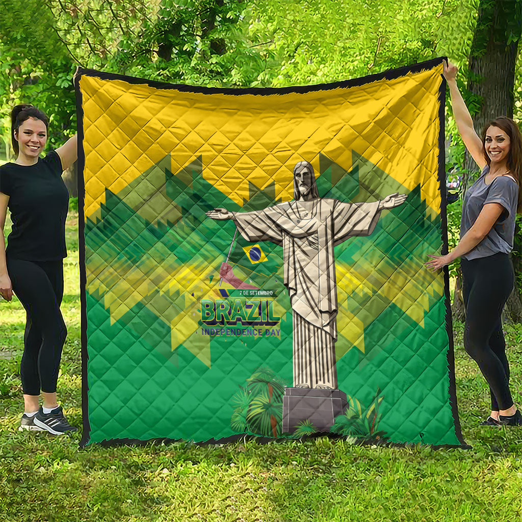 Brazil Christ The Redeemer Quilt Sete de Setembro