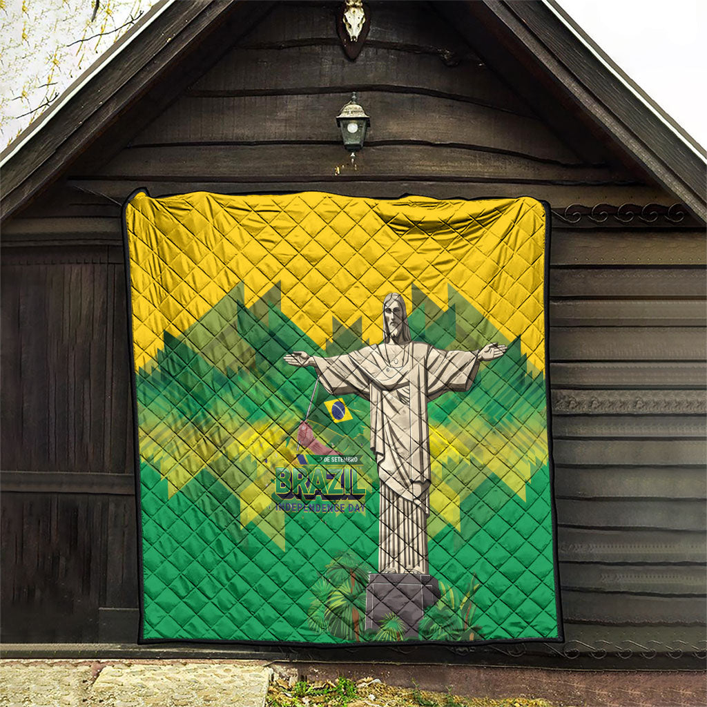 Brazil Christ The Redeemer Quilt Sete de Setembro