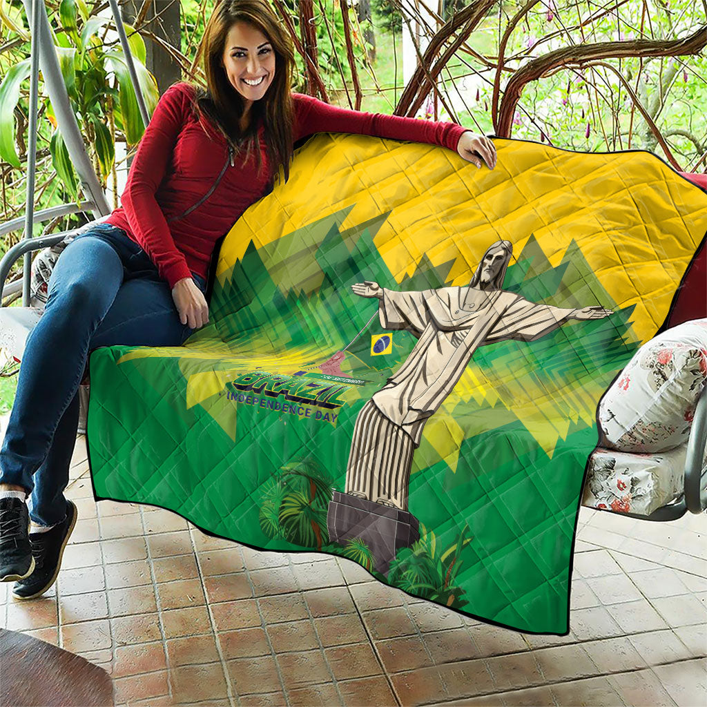 Brazil Christ The Redeemer Quilt Sete de Setembro