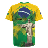 Personalized Brazil Christ The Redeemer Rugby Jersey Sete de Setembro
