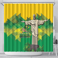 Brazil Christ The Redeemer Shower Curtain Sete de Setembro