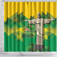 Brazil Christ The Redeemer Shower Curtain Sete de Setembro