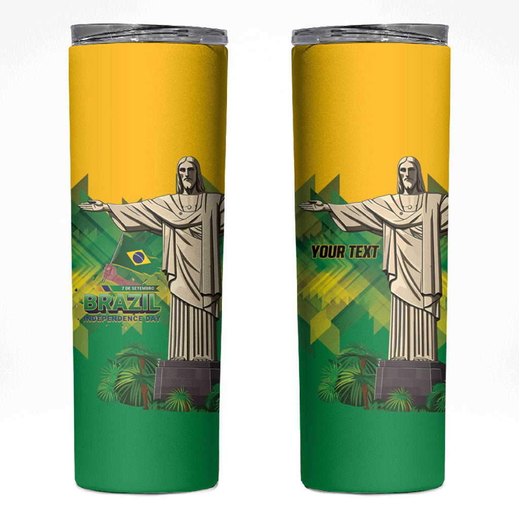 Personalized Brazil Christ The Redeemer Skinny Tumbler Sete de Setembro