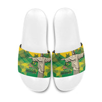 Brazil Christ The Redeemer Slide Sandals Sete de Setembro