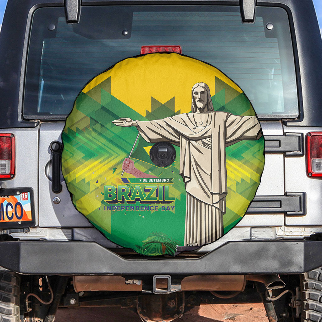 Brazil Christ The Redeemer Spare Tire Cover Sete de Setembro